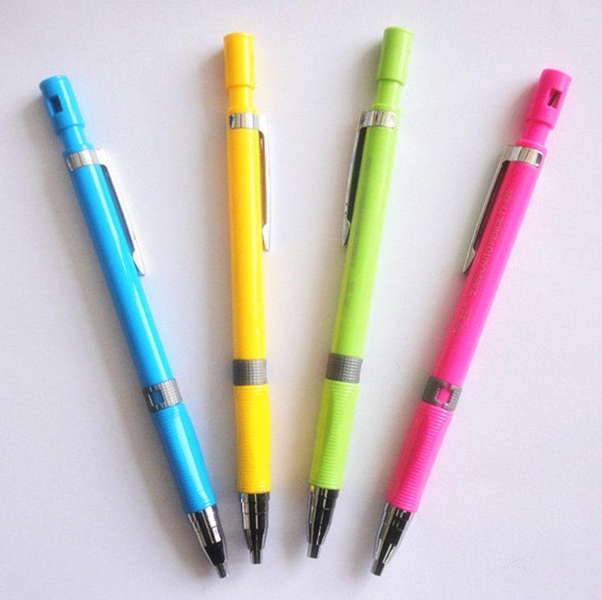 厂家直销  创意 2b自动铅笔  可定制logo  自带笔芯卷笔刀