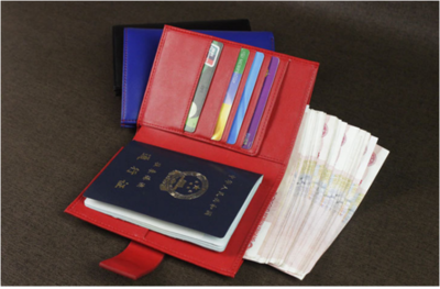 二层牛皮护照夹 最爆款卡包 可以定制logo  礼促销品