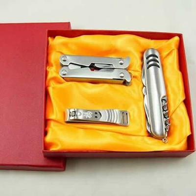 瑞士多功能刀具 户外刀具随身小刀 时尚礼品军刀三件套