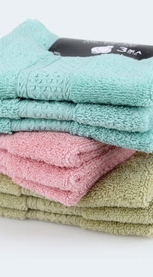 厂家直销100全棉素色 儿童巾缎档纯棉方巾12色礼品
