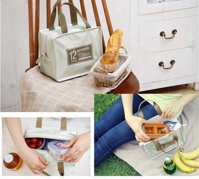 保温包野餐包 午餐包饭盒包 PU便当包 多功能旅行包冰包LOGO定制