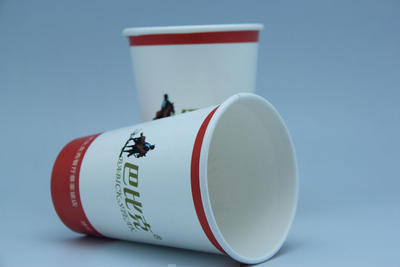 12盎司268克双淋膜冷饮纸杯定制 广告纸杯定制 可印刷图案