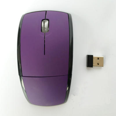 无线折叠鼠标定制个性笔记本台式超薄鼠标印LOGO可折叠便携鼠标