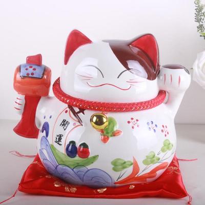 支持混批 陶瓷日本招财猫工艺品摆件 结婚实用开业促销礼品