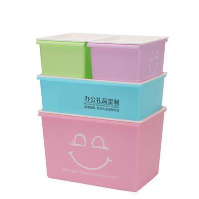 精品塑料收纳箱 整理箱 带盖储物箱 内衣收纳盒定制LOGO