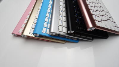 2.4G无线键盘 超薄迷你键盘 小键盘 土豪金玫瑰金 多色可选