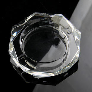 创意水晶烟灰缸 时尚家居 商务馈赠 简单大气 大号精品烟缸