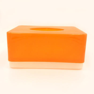 方型塑料纸巾盒 糖果色塑料卫生纸巾盒 餐巾抽纸盒定制