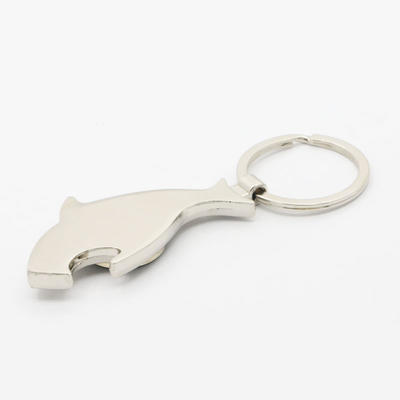【新款】创意实用海豚指南针开瓶器钥匙扣男士小要挂广告礼品厂家