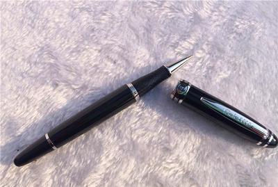 609宝珠笔金属黑色签字笔学生用笔