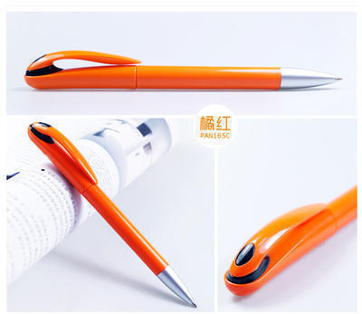 厂家直销创意文具 企业展会定制广告笔 旋动彩色圆珠笔 塑料