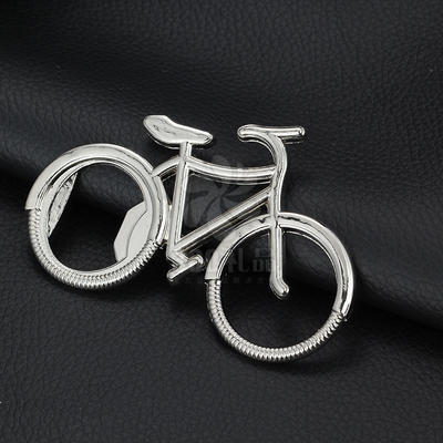 【最新款新款】抽像锌合金立体自行车开瓶器创意时尚实用礼品