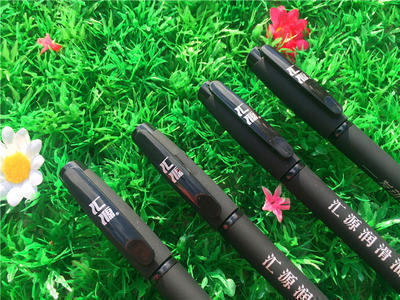 厂家直销圆珠笔 塑料黑色中性笔碳素广告笔水笔 办公用品定制批发
