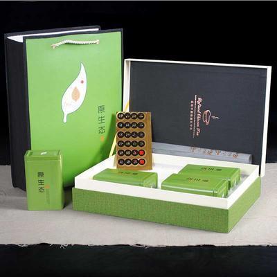 定制 原生态茶叶礼盒包装盒绿茶批发通用私版定制 绿茶铁观音一斤半斤