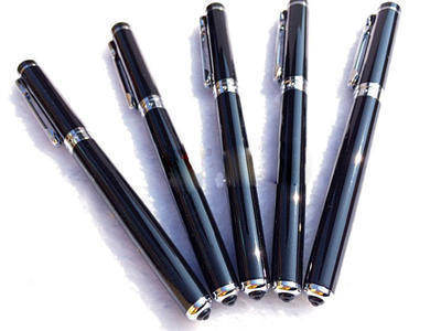 高档金属黑色签字笔 套盖宝珠笔 黑漆亮光水笔可雕刻印刷