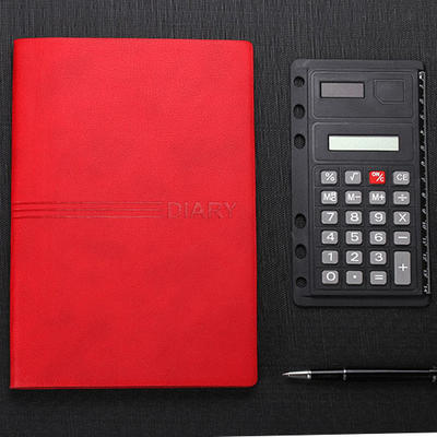 厂家创意笔记本本子高档商务笔记本定制平装pu皮革记事本定做
