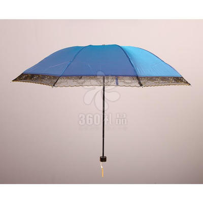 厂家直销变色龙晴雨伞三折防紫外线伞定做广告伞印LOGO