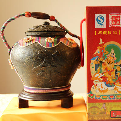 高档普洱茶 工艺品茶罐中号 值得收藏的礼品