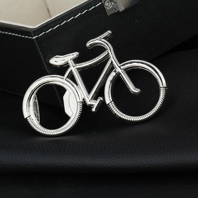 【最新款新款】抽像锌合金立体自行车开瓶器创意时尚实用礼品