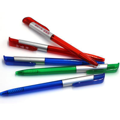 厂家直销 广告圆珠笔 塑料促销礼品笔 定制印刷logo 油笔 简易笔