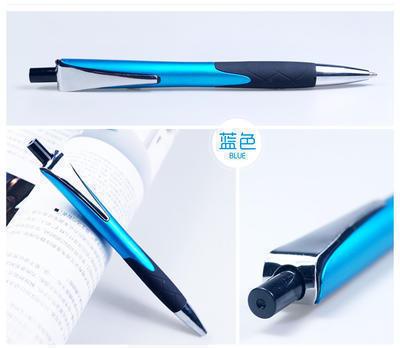 厂家直销新款创意笔 金属笔夹按动广告圆珠笔定制logo