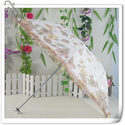 销售定制折叠伞 4折8片广告洋伞 四折雨伞 太阳伞 防紫外线 6色选