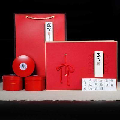 定制 匠心茶叶包装盒礼盒通用批发私版定制牛皮纸简易盒红茶铁观音空盒