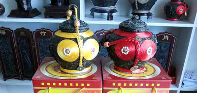 云南普洱工艺茶 工艺品茶雕 茶叶罐子 普洱工艺礼品礼盒装