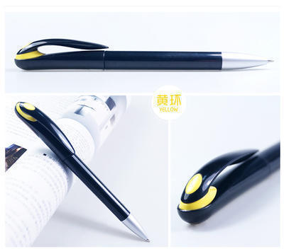 厂家直销黑色创意笔 塑料 简易 广告活动促销礼品笔定制logo