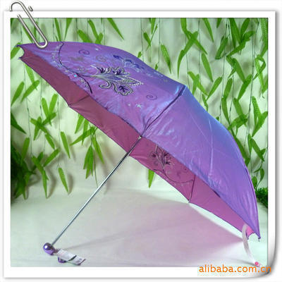 天堂325雨伞 广告伞 销售定做三折伞折叠雨伞 防紫外线太阳伞印字