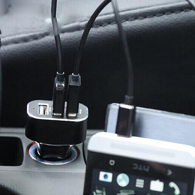 定制     USB 金属车充 车载万能充电器 手机车载充电器 LOGO定制