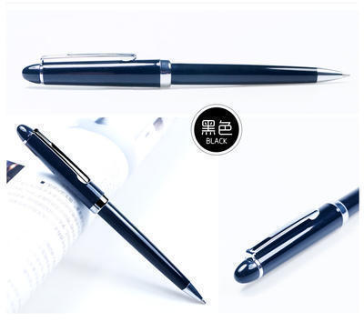 厂家直销文具用品 银行定制广告笔 简易按动塑料圆珠笔