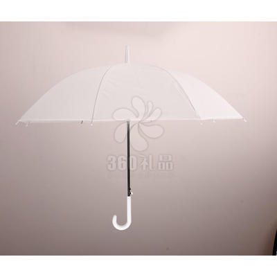 透明雨伞 素色环保直杆伞 外贸雨伞 现货处理批发 可定做