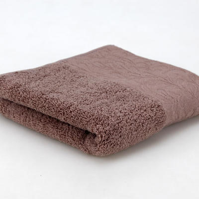 厂家直销外贸精梳棉A类120g素色提花毛巾 精美毛巾礼品17色