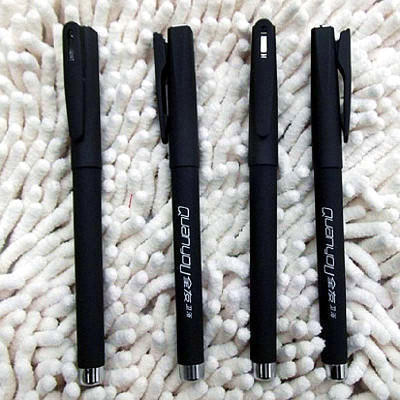 创意办公学生用品 黑色水性笔 中性笔批发厂家直销塑料签字笔定制