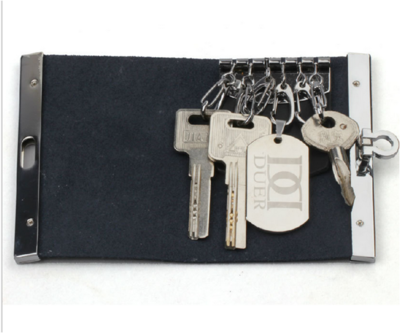 二层牛皮钥匙包 最爆款卡包 可以定制logo  礼促销品