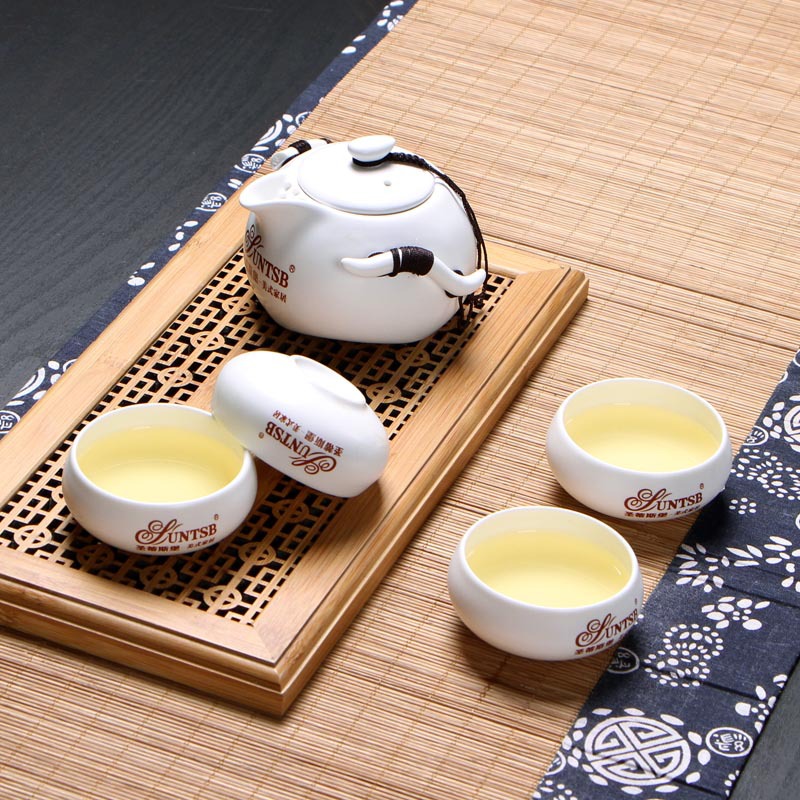 厂家直销 茶具套装 定窑亚光釉茶具 陶瓷功夫茶具特价 企鹅壶